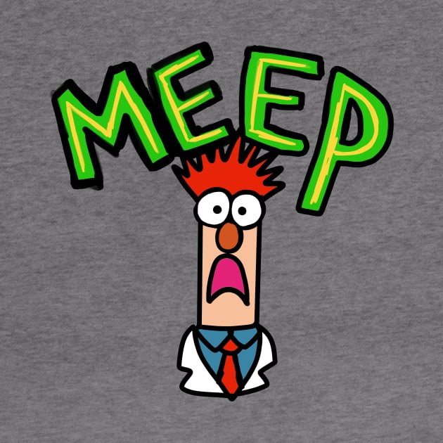 Meep muppet beaker by wolfmanjaq